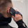 Këllëf silikoni Hurtel Rope Case për Samsung Galaxy A23, me rrip, i zi