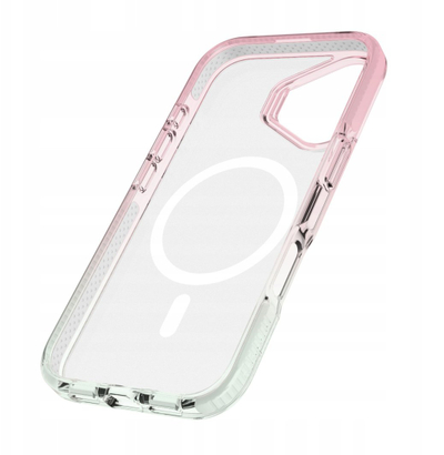 Mbulesë telefoni Prodigee Flow për iPhone 17, MagSafe, transparente blush frost