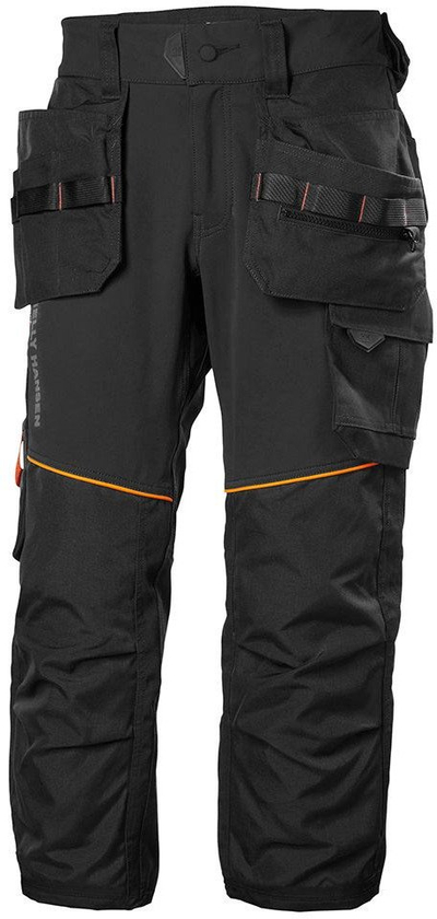 Pantallona pune Helly Hansen Chelsea Evolution, 4-way stretch, përforcuara, të zeza, 40