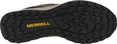 Atlete vrapimi Merrell Fly Strike M J067377, trail, me rrjetë, gri e errët me portokalli