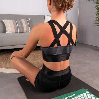 Set akupresure Tunturi Massager, dyshek dhe jastëk, jeshile