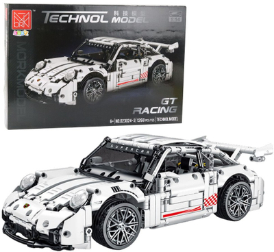 Set blloqesh ndërtimi Mork Technol GT Racing, 1:14, 1268 copa, i bardhë