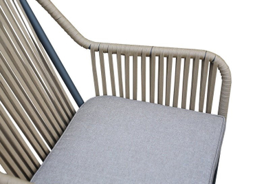 Set mobiliesh Domoletti Lagos, për ngrënie, bezhë/gri