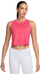 Bluzë atlete Nike One Classic Dri FIT Cropped, për femra, rozë