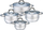 Set tenxhere KingHoff (KH-1095), 18, 20, 16, 24 cm, 4 copë