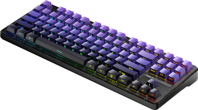 Механичка тастатура AULA F87 Pro, Outemu Grey, RGB, виолетов градиент