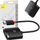 Adapter HDMI në VGA Baseus Lite Series, 1080p, dalje audio 3.5mm, i zi