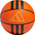 Top basketbolli adidas 3 Stripes Rubber X3, nr. 7, gome e fortë, portokalli