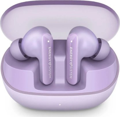 Слушалки TWS Energy Sistem Serenity ANC, Bluetooth 5.4, 25 часа, виолетова