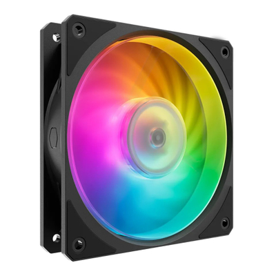Set ventilatorësh PC Cooler Master Mobius 120P ARGB, 120mm, 3 copë, i zi