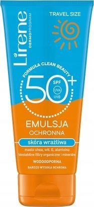 Емулзија за сонце Лирене САН, SPF 50+, 90 ml, портокалова