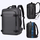 Çantë shpine ACL Accessories 1920, 45x30x15-20cm, e hirtë