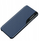 Mbulesë telefoni Hurtel Eco Leather View Case, me kapak dhe stand, për iPhone 16e, blu