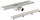 Kanal linear dushe Hydroland Linear Drainage Sleek 1200, çelik inox, 1200 mm, argjendtë