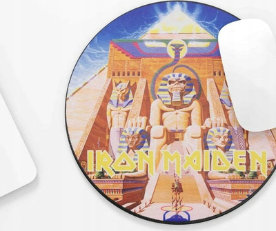 Mousepad gaming SUPERDRIVE Iron Maiden Powerslave, 30x30 cm, shumëngjyrësh