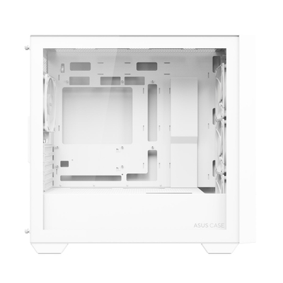 Kornizë kompjuteri Asus A21 Plus ARGB, micro ATX mini ITX, 4 ventilatorë ARGB, e bardhë