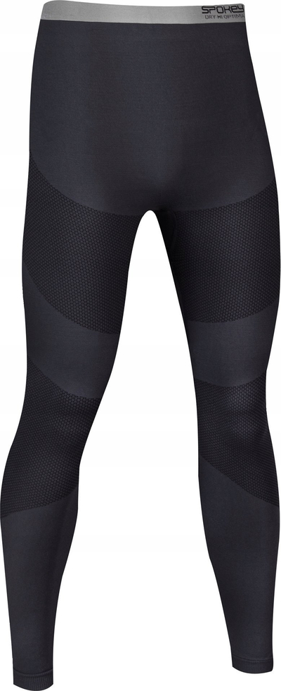 Set të brendshme termike për burra Spokey DRY HI OPTIMA, bluzë edhe pantallona, madhësia XL/XXL, i zi