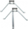 Kapëse muri për antena Delta MASONRY CLAMP OMP-50L30, 50 mm, metalike