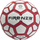 Top futbolli FireNza Firenza Multi, nr. 5, PVC Soft Feel, i bardhë me të kuqe