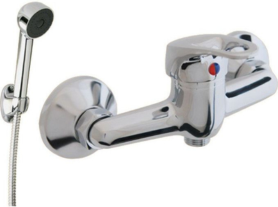 Rubinet dushi Hydroland Atut B.39.7, set me lulerube dhe zorren 150 cm, krom