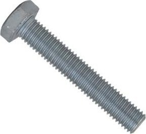 Vidhat e galvanizuara Un 82105, klasa 5.8, 6x75 mm, 1 kg