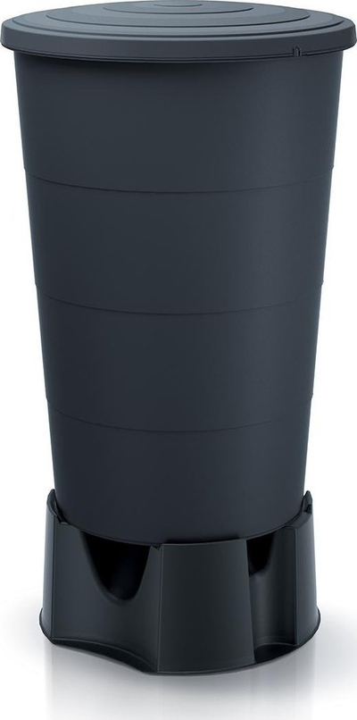 Fuçi uji shiu SMOOTH, 160L, plastike, antracit