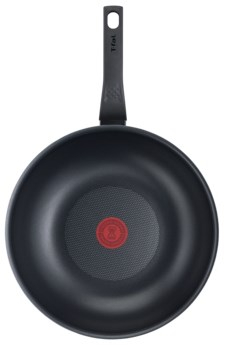 Tigan Wok Tefal Titanium 28cm, veshje jo ngjitëse, i zi