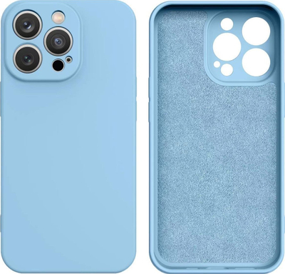 Këllëf telefoni Hurtel Silicone Case Samsung Galaxy A54 5G, silikon, shumë i hollë, blu e çelët