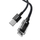 Кабел за полнење Baseus Gem, USB A кон Lightning, 2 m, 2.4A, црна