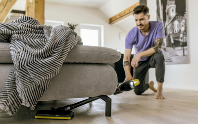 Fshesë elekrtike Karcher VC 4 myHome, 0.65l, 21.6V, e zezë / e verdhë