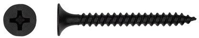 Шрафови за гипс Haushalt, за метал, 3.5x35mm, сет 25 парчиња, црни