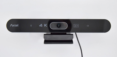 Webcam Axtel 4K Ultra HD Video Bar Mini, rezolucion 4K, kompakte, e zezë