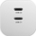 Karikues muri Next One Fast Charger, 35W GaN, 2x USB C, i bardhë