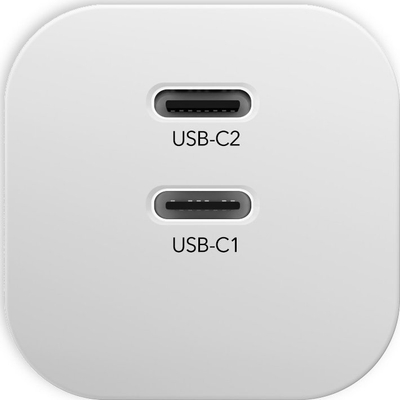 Karikues muri Next One Fast Charger, 35W GaN, 2x USB C, i bardhë