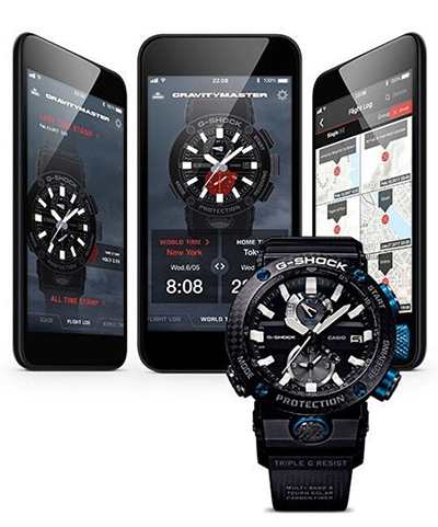 Orë për meshkuj Casio G-Shock Master of G hCA3612, e zezë