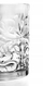 Set gotash RCR Crystal Tattoo Tumbler, 6 copa, kristal, transparente