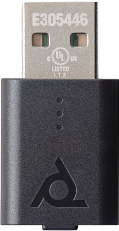 Adapter për kufje HP Poly Savi D400 UC Microsoft, DECT, USB A edhe USB C, i zi
