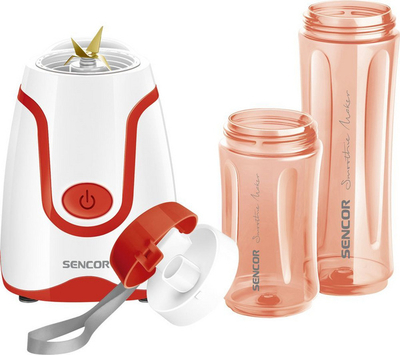 Blender Sencor SBL 2214RD, 500W, 600 ml, i bardhë/ kuq