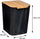 Kosh plerash 5Five Natureo, 5L, kapak bambu, i zi