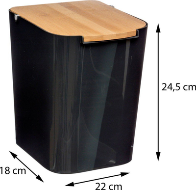 Kosh plerash 5Five Natureo, 5L, kapak bambu, i zi