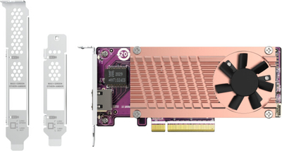 Kartë zgjerimi QNAP QM2-2P10G1TB për SSD M.2 2280 PCIe, (Gen3 x8)