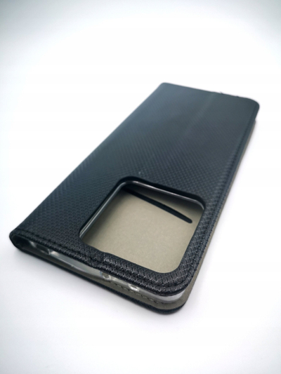 Mbulesë telefoni tip libër për Xiaomi Redmi Note 13 5G, Smart Case, e zezë