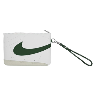 Portofol Nike Icon Blazer Wristlet Large, me rrip dore, i bardhë jeshil