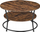 Tavolinë kafeje LEOBERT Coffee Table, rrumbullake, raft i poshtëm, kafe