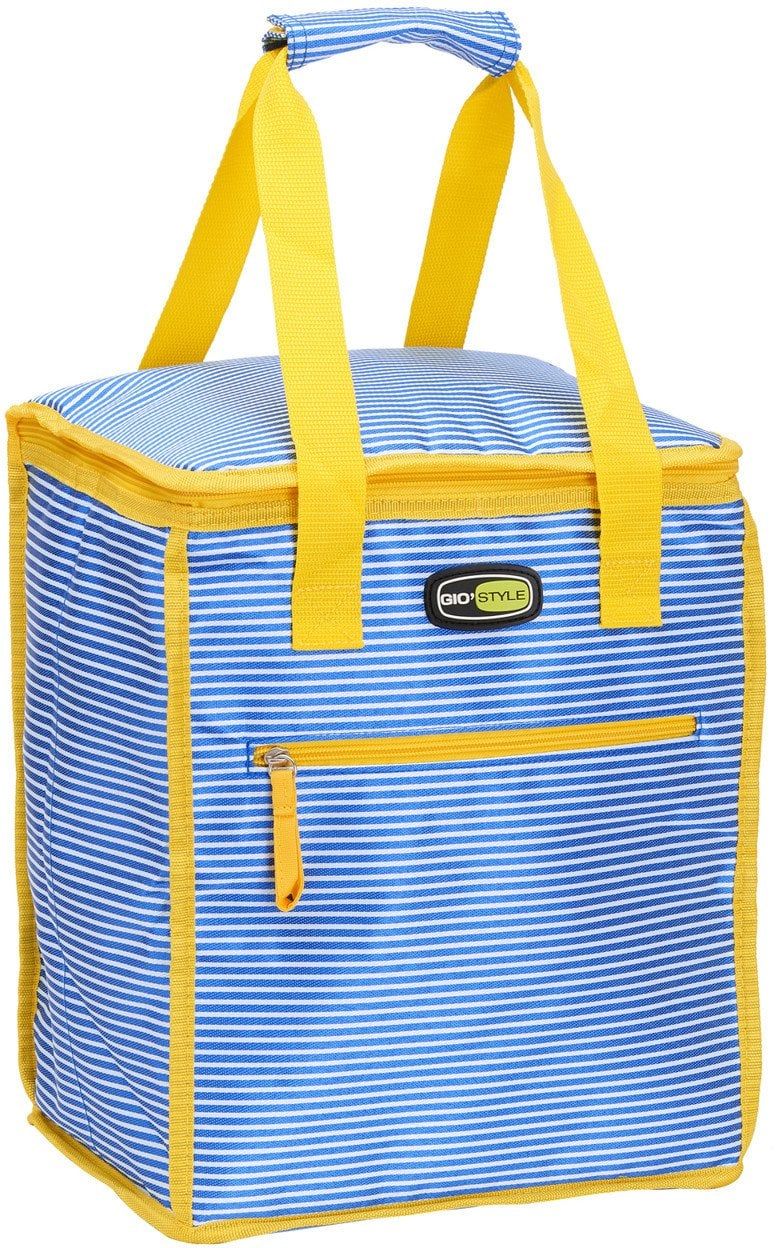 Çantë termike plazhi Beach Bucket, 25L, poliester 600D, me xhep përparmë, shumëngjyrëshe