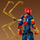 Figurë ndërtuese Marvel Iron Spider Man, me krahë robotikë, e lëvizshme, shumëngjyrëshe