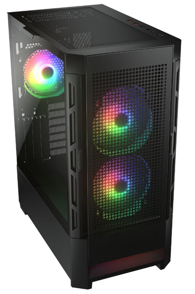 Kasë COUGAR PC DUOFACE Pro Mid Tower, 2 x ARGB 140mm, 1x 120mm, e zezë
