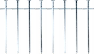 Kunja çadre Camp Active Steel, 17.5 cm, set me 8 copë, ngjyrë argjendtë