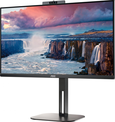 Monitor AOC 24V5CW, 23.8" IPS Full HD, USB C, me webkamera, i zi
