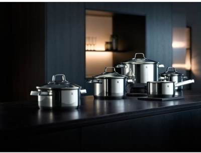 Set tenxheresh WMF Belmonte, 9 pjesë, çelik inox, ngjyrë argjendi